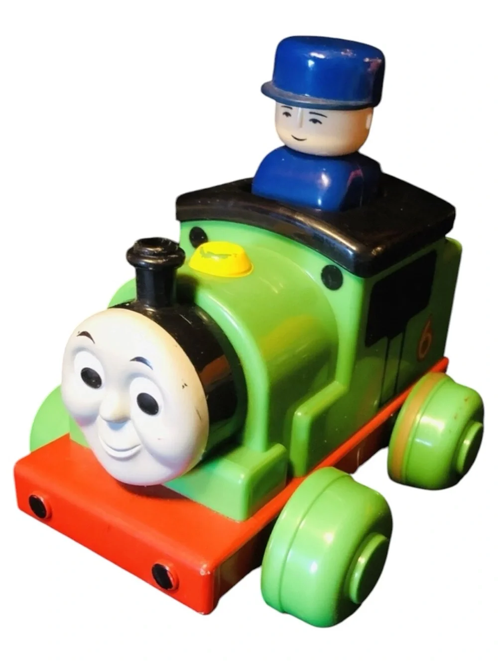 Vintage Tomy Thomas & Friends Press 'n Go Engine Percy Train Car Works